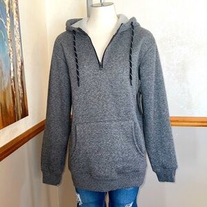 Hollywood Sherpa 1/4 Zip Hoodie with Sherpa lining